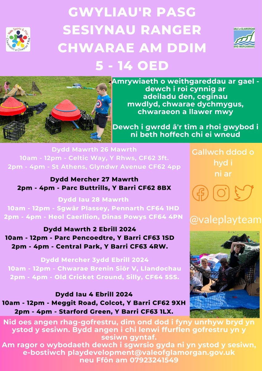Vale Play Development || Datblygu Chwarae y Fro tweet media