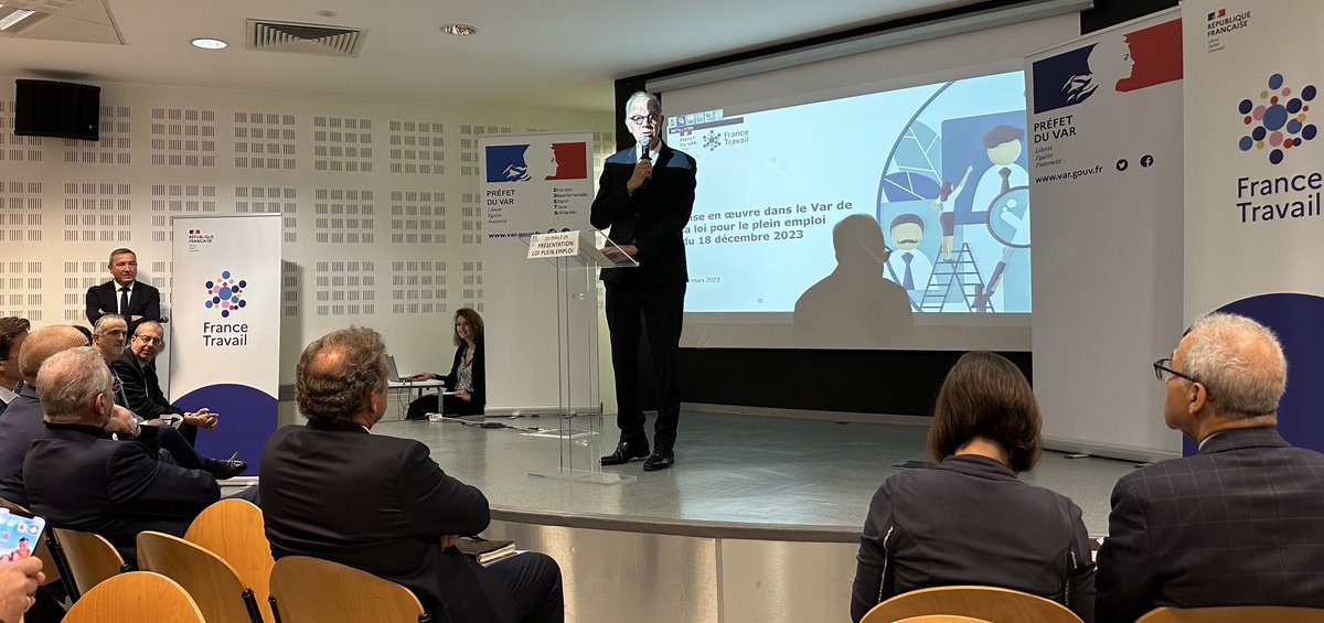 Mise en œuvre dans le Var de la loi pour le plein emploi du 18/12/23. Le Réseau Pour l’Emploi se mobilise. Cap emploi 83 accompagne les personnes en situation de handicap et les employeurs ✅recrutement ✅maintien dans l’emploi ⁦⁦<a href="/FTravail_PACA/">France Travail Provence-Alpes-Côte d'Azur</a>⁩ ⁦<a href="/Capemploi83/">Cap emploi 83</a>⁩