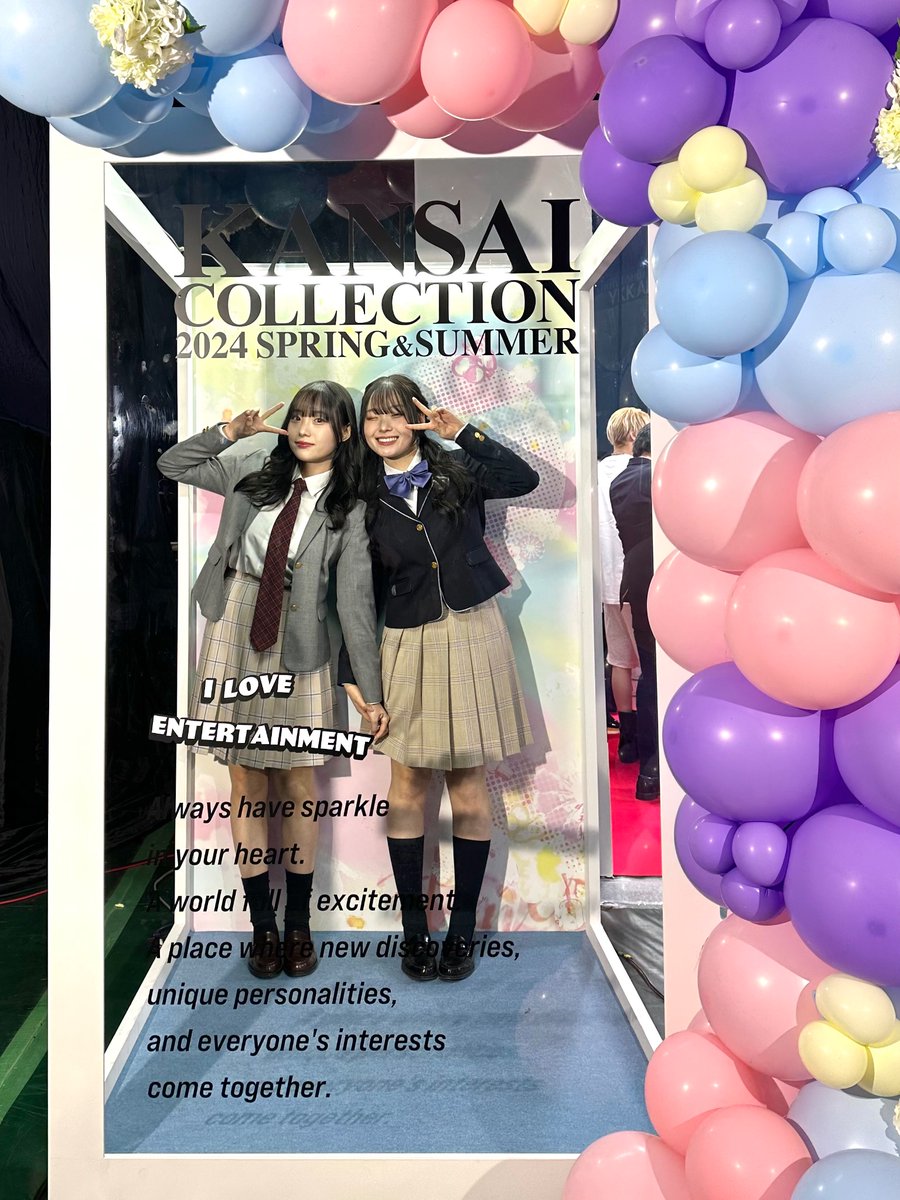 KANSAI COLLECTION 2024S/S 2024年3月20日(水・祝) @京セラドーム大阪 素敵なオフショットをお届け💖 同じデザインのフォトブースで 推しとお揃いに🎶 @junnadayoo @yunaunauna ▼ライブ配信中✨▼ tiktok.com/@kansaicollect… #関西コレクション #関コレ #KANSAICOLLECTION #じゅんな・ゆうな