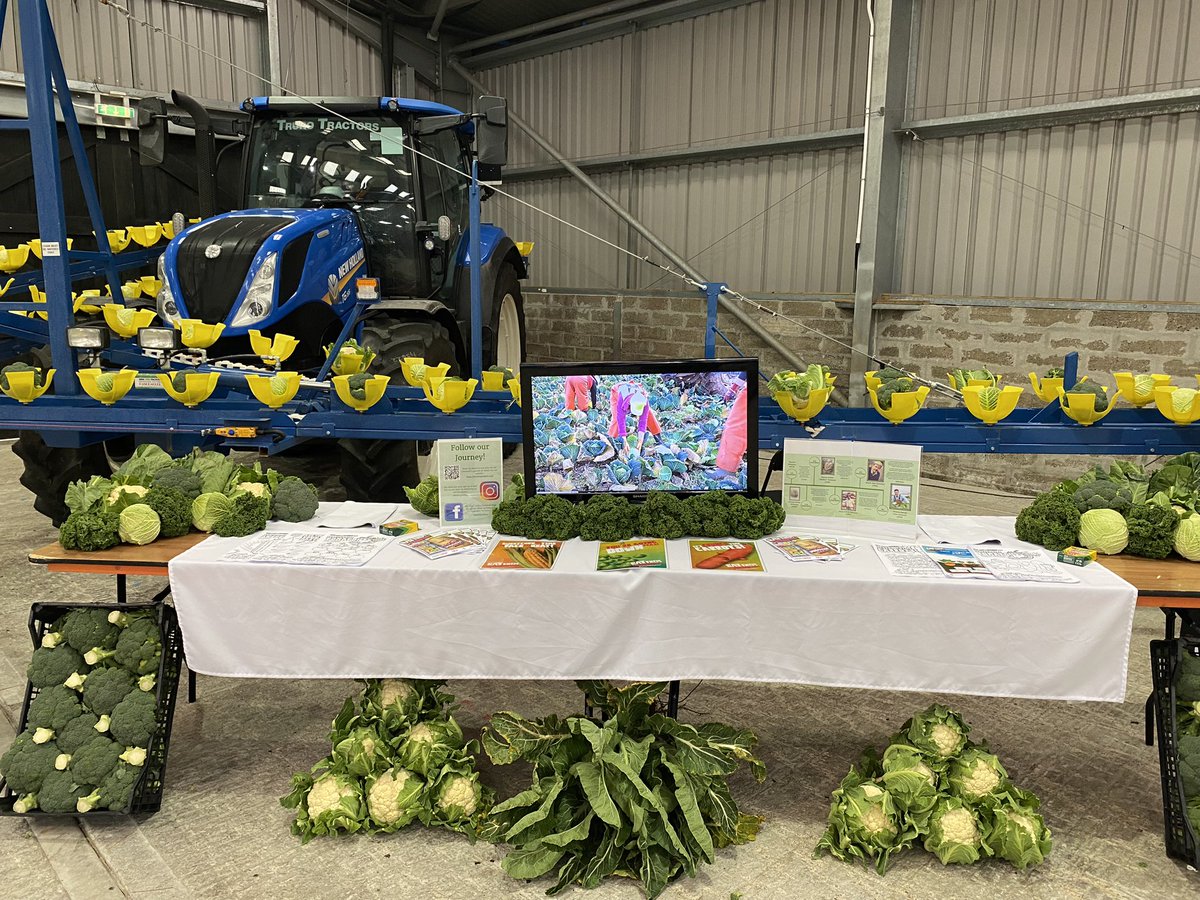 All prepped and ready to go at the @RoyalCornwall Farm and Country Discovery Days where 100’s of primary school children from across Cornwall come and learn about farming, where their food comes from and how it’s grown. 🚜🥬🥦