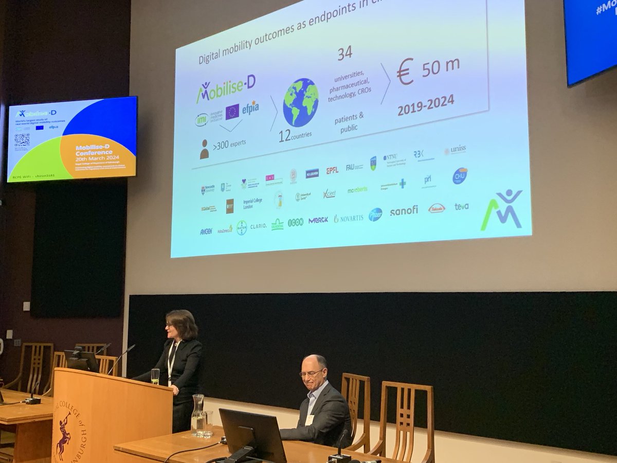 Thierry Troosters (@troosters) on Twitter photo Prof @LynnRochester1 opens the <a href="/Mobilise_D/">Mobilise-D</a> conference in Edinburgh. Proud on the achievements bringing digital mobility outcomes closer to clinical trials and patient care. <a href="/KULeuvenPT/">KU Leuven PhysioTher</a> contributed in the #COPD & #Parkinson’s disease cohorts. Prof @LynnRochester1 opens the <a href="/Mobilise_D/">Mobilise-D</a> conference in Edinburgh. Proud on the achievements bringing digital mobility outcomes closer to clinical trials and patient care. <a href="/KULeuvenPT/">KU Leuven PhysioTher</a> contributed in the #COPD & #Parkinson’s disease cohorts.