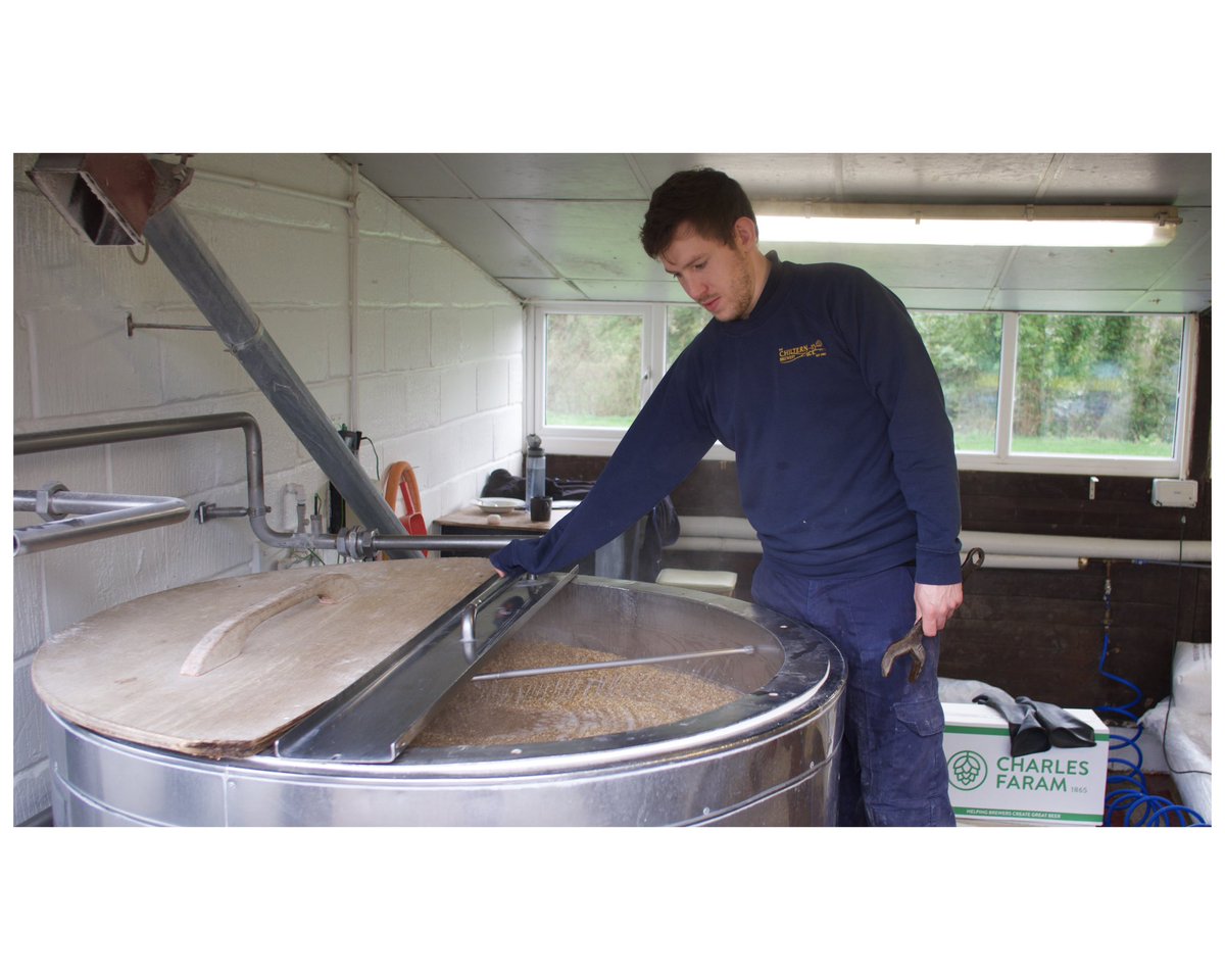 We’re brewing our next seasonal beer: Hop, Spring, Jump! . Our brewer Ally is setting then checking sparge flow (rinsing the malt w/ hot, fresh water to extract as much goodness as possible from the Bucks Grown Barley). . It’ll be fermenting by end of day; ready in a week or so!