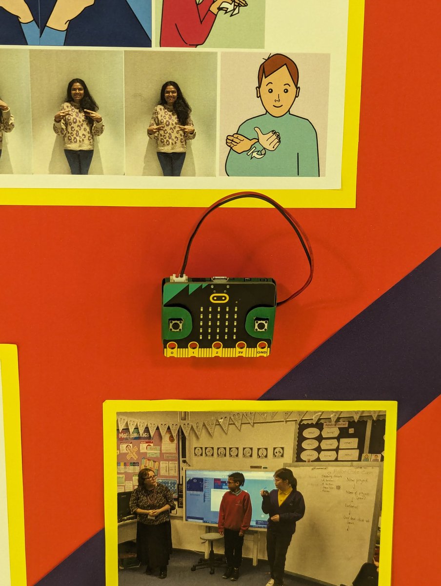 🌟Inspiring collaboration between @FrankBarnesDeaf & @KingsCrossAcad1 with amazing micro:bit sessions! The display is a true testament to creativity and inclusivity 🙌 #EdTech #STEMeducation can't wait for the next sessions!