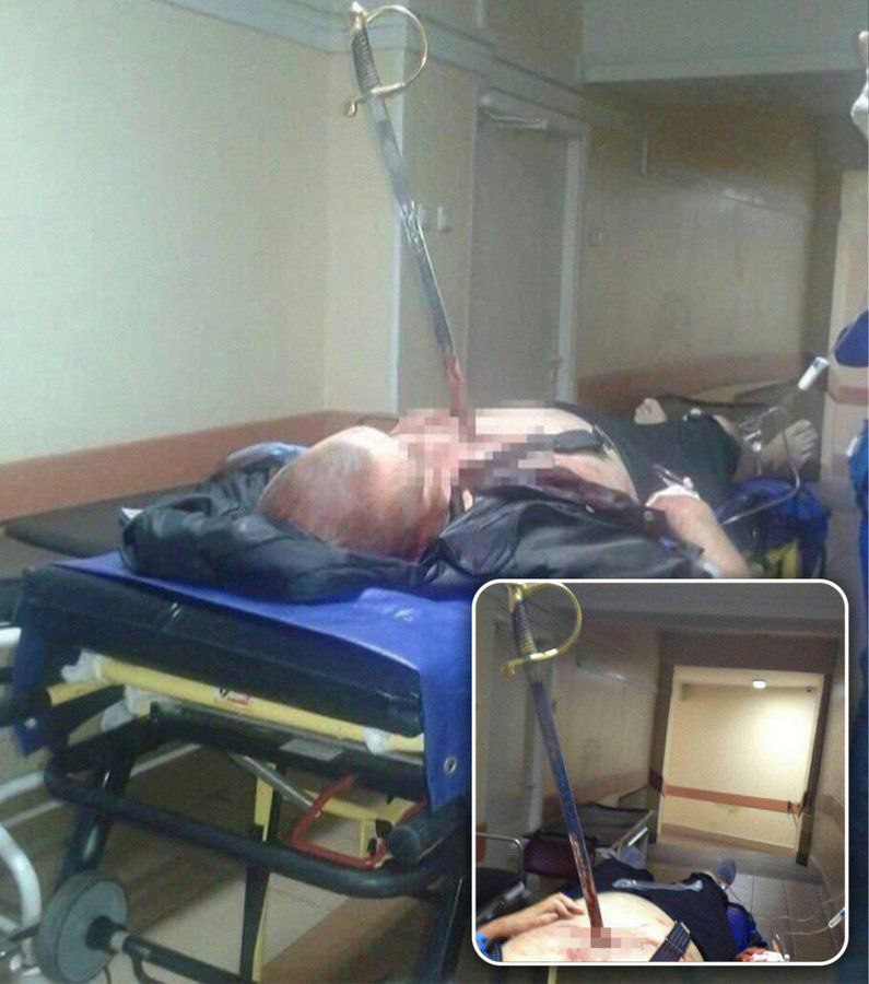 Trad_West_Art's tweet photo. Drunk man in Moscow survives a drunken sabre duel. Total excellence. https://t.co/2iNzFwtkPL