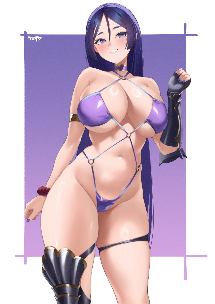 水着ママ💜
#FGO 