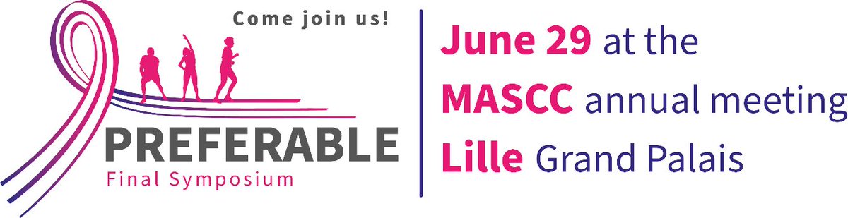 We are very excited to announce our final symposium @#MASSC congress on June 29th 2024! It will include presentations on the beneficial effects of exercise for #mBC patients, a patient's experience, renowned guest speakers, and a panel discussion. Join us @MASCC24!