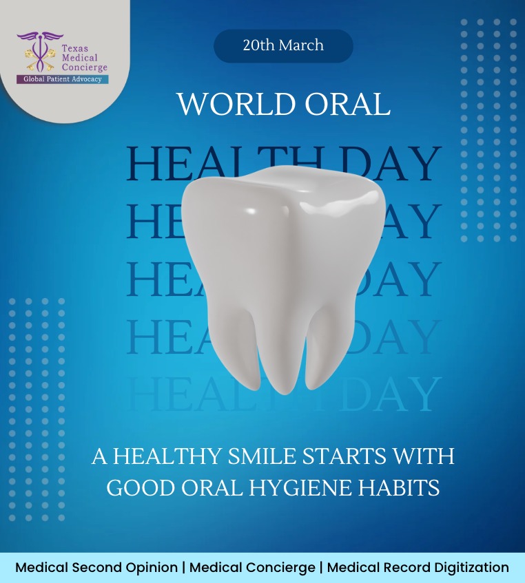 ConciergeTexas's tweet photo. Keep smiling, keep shining! 😁✨ It's World Oral Health Day! Let's celebrate those pearly whites and commit to healthy habits for a lifetime of radiant smiles. 💙 #WorldOralHealthDay #SmileBright #keepsmiling #OralHealth https://t.co/RUbDyflqgN