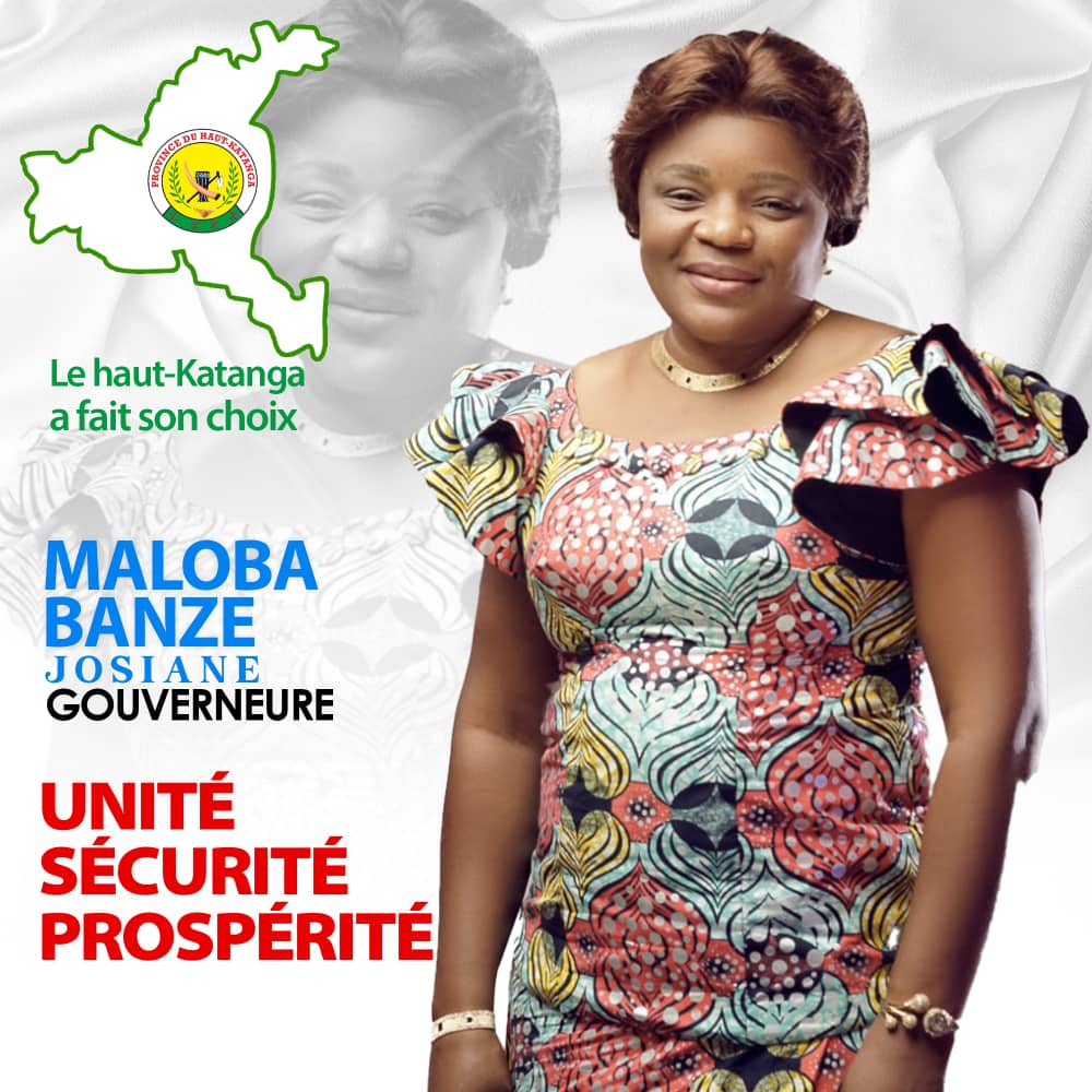 Une femme, une Ambition, une Vision
<a href="/MalobaBanze/">Josiane Maloba banze</a>  la future représentante du chef @choixdupeupl veut véritablement redorer l'image du #haut_katanga. Avec son leadership, ses savoirs managérials et ses expériences entrepreneuriales le haut Katanga sera sauvé.
<a href="/AugustinKabuyaT/">Augustin KABUYA</a>