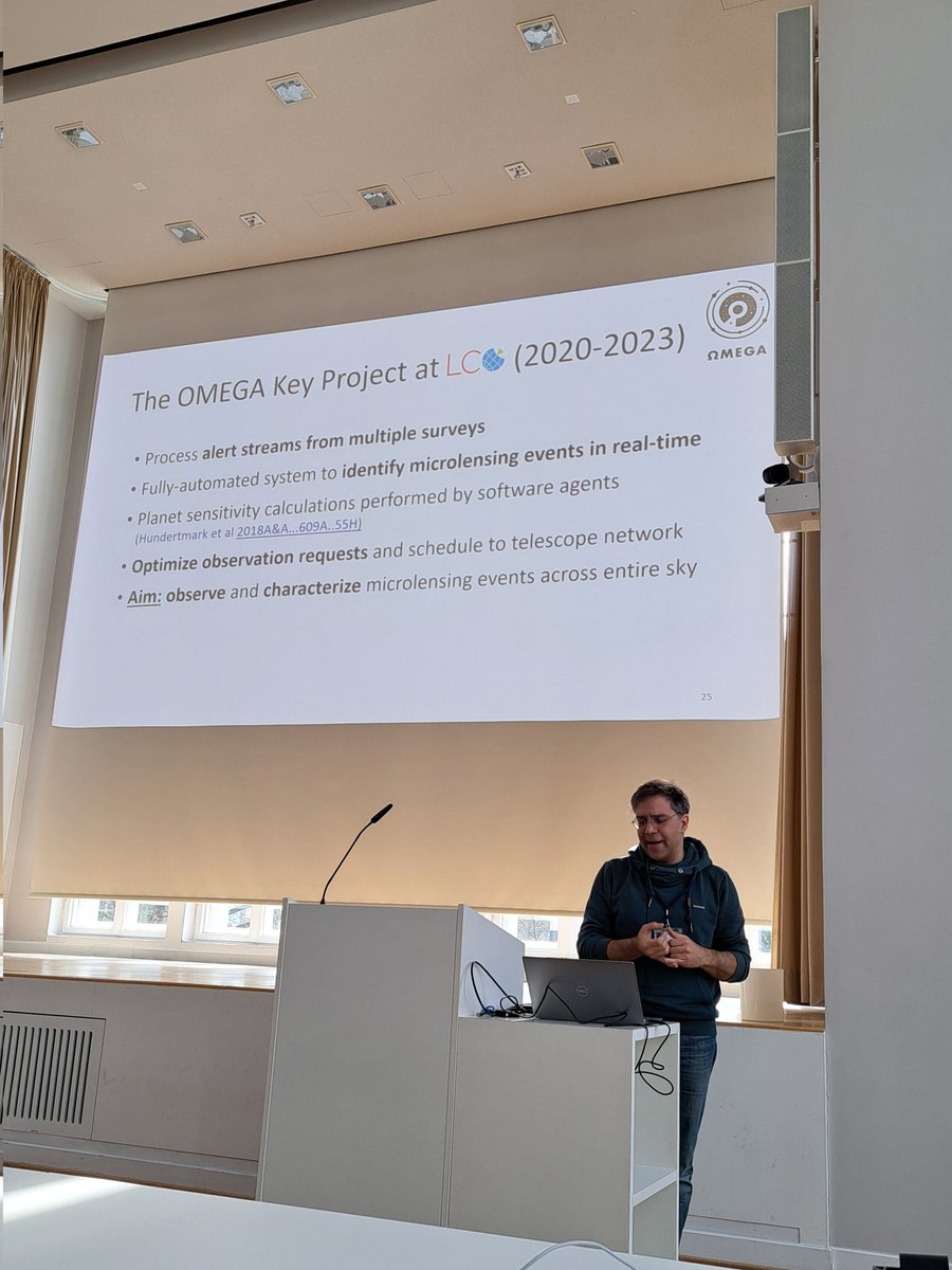 Our SPP 1992 member Yiannis Tsapras, an expert for microlensing, is currently holding a talk about his two exoplanet projects at the SPP 1992 Final Colloquium. Thank you very much for your contribution!