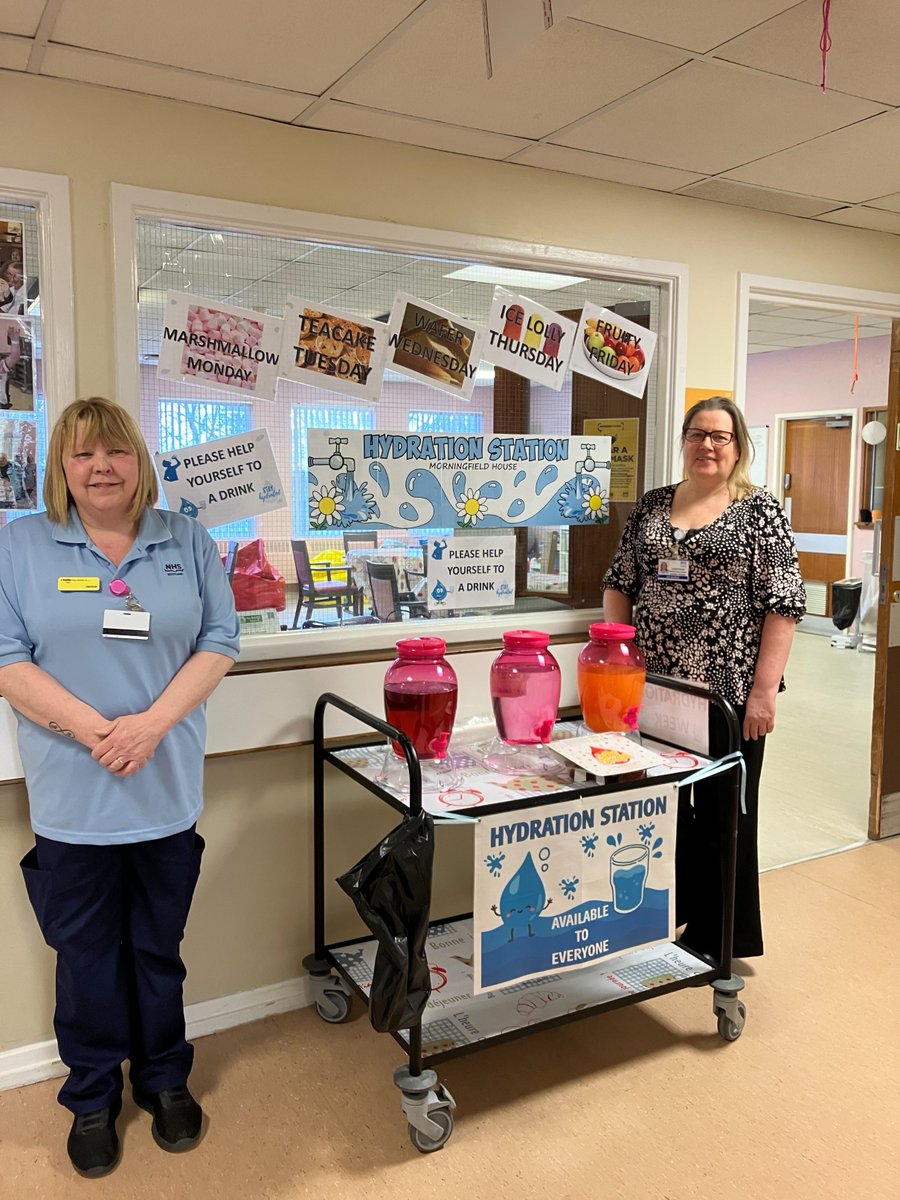 Last week we seen @NHWeek across @NHSGrampian. Here we see donations from @JellyDrops_ that were greatly appreciated by patients at Morningfield House, Woodend Hospital. Find out more about Nutrition and Hydration at: nutritionandhydrationweek.co.uk