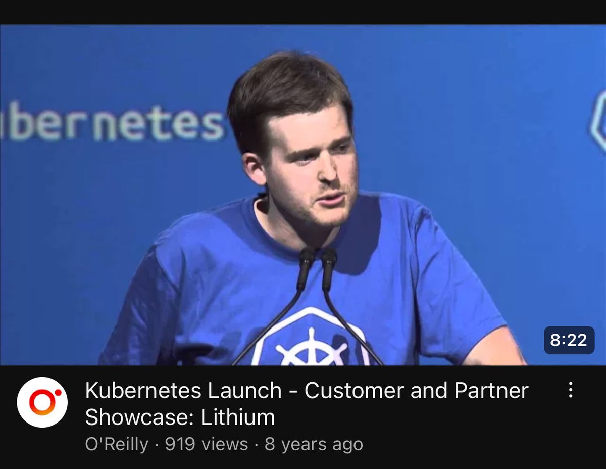 Me at Kubernetes launch. Yes, I’m old