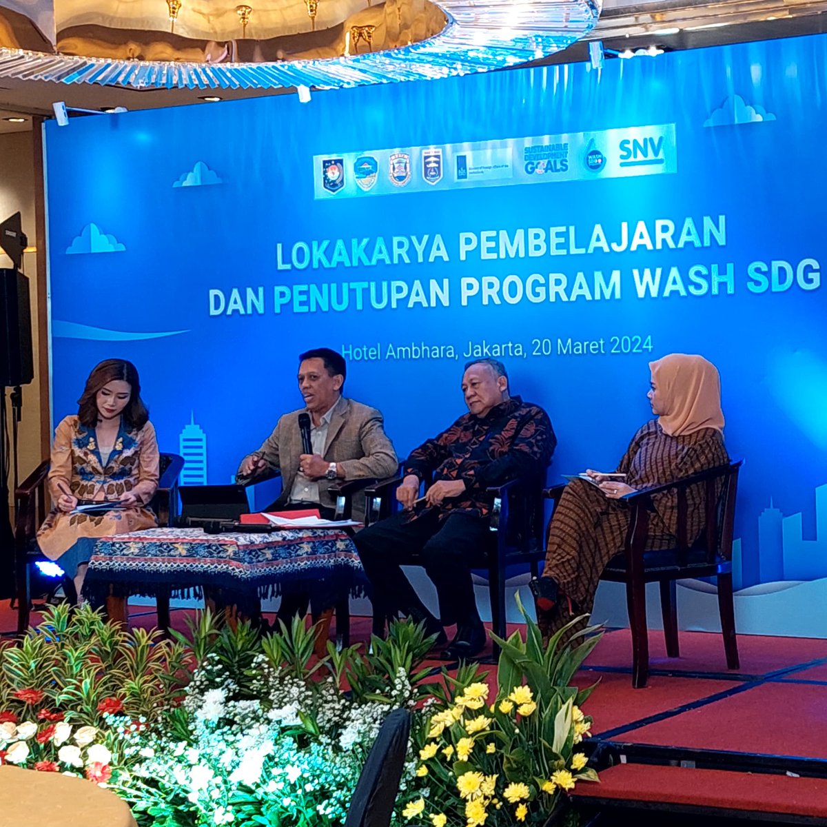 SNVIndonesia's tweet image. After 5 years of WASH SDG Programme in Indonesia, today we held the dissemination workshop for all achievements on safely managed sanitation in Tasikmalaya, Bandar Lampung, and Metro which has highlighted the importance of multi-stakeholder partnership to tackle sanitation issue