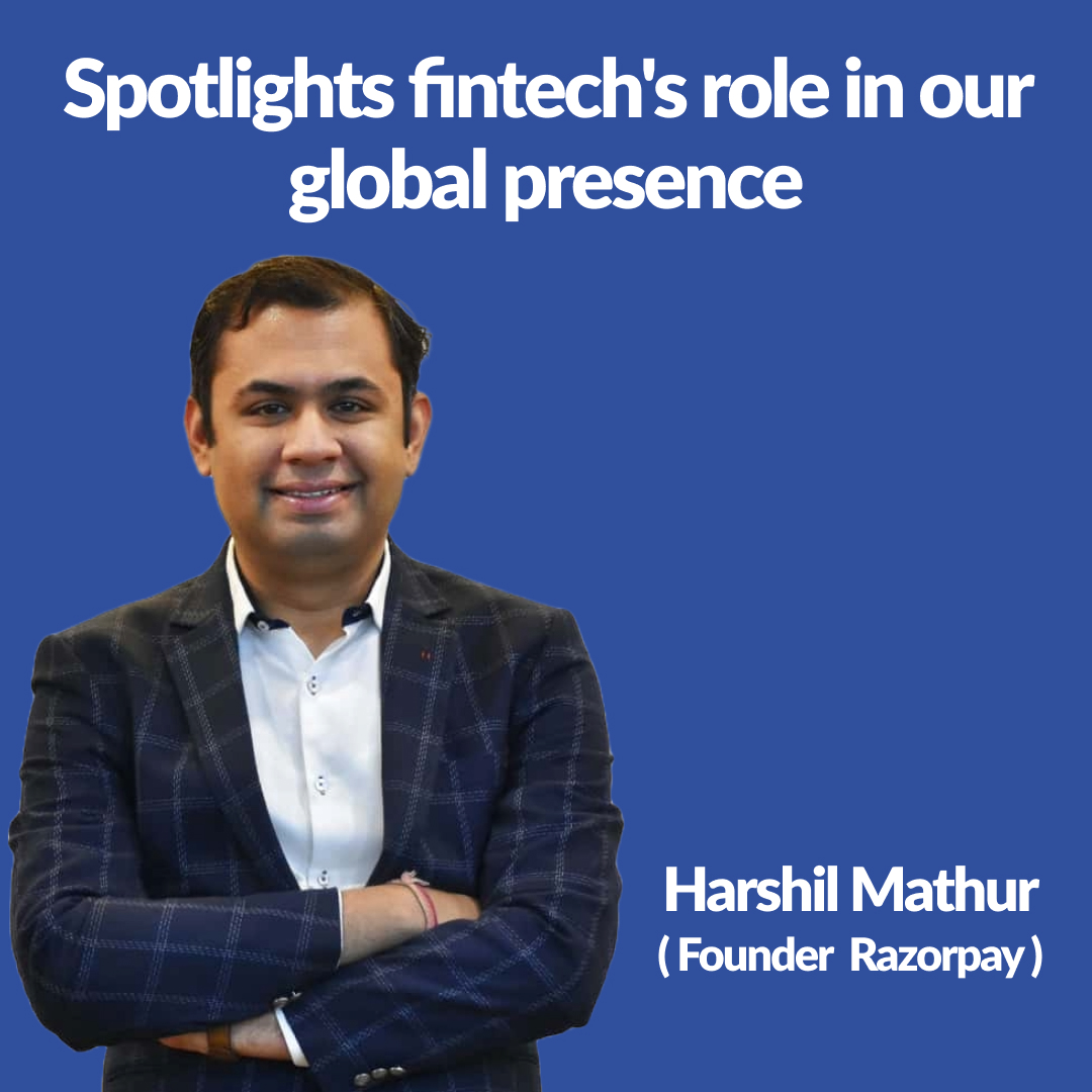 Harshil Mathur's insight spotlights fintech's role in our global presence. Your vision inspires inclusivity and prosperity.

#StartupMahakumbh #privatecourt #BharatInnovates #FutureEntrepreneurs #EmergingStartups #startupecosystem