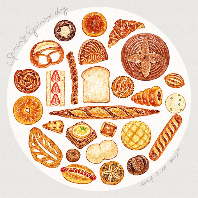 「pastry still life」 illustration images(Latest)