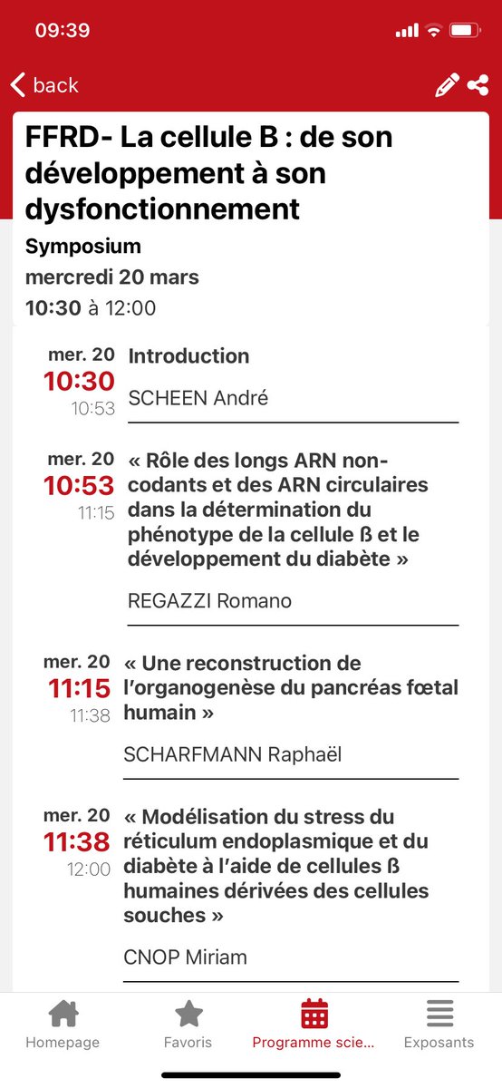 Premier symposium FFRD sur la #cellule B 
#SFD2024