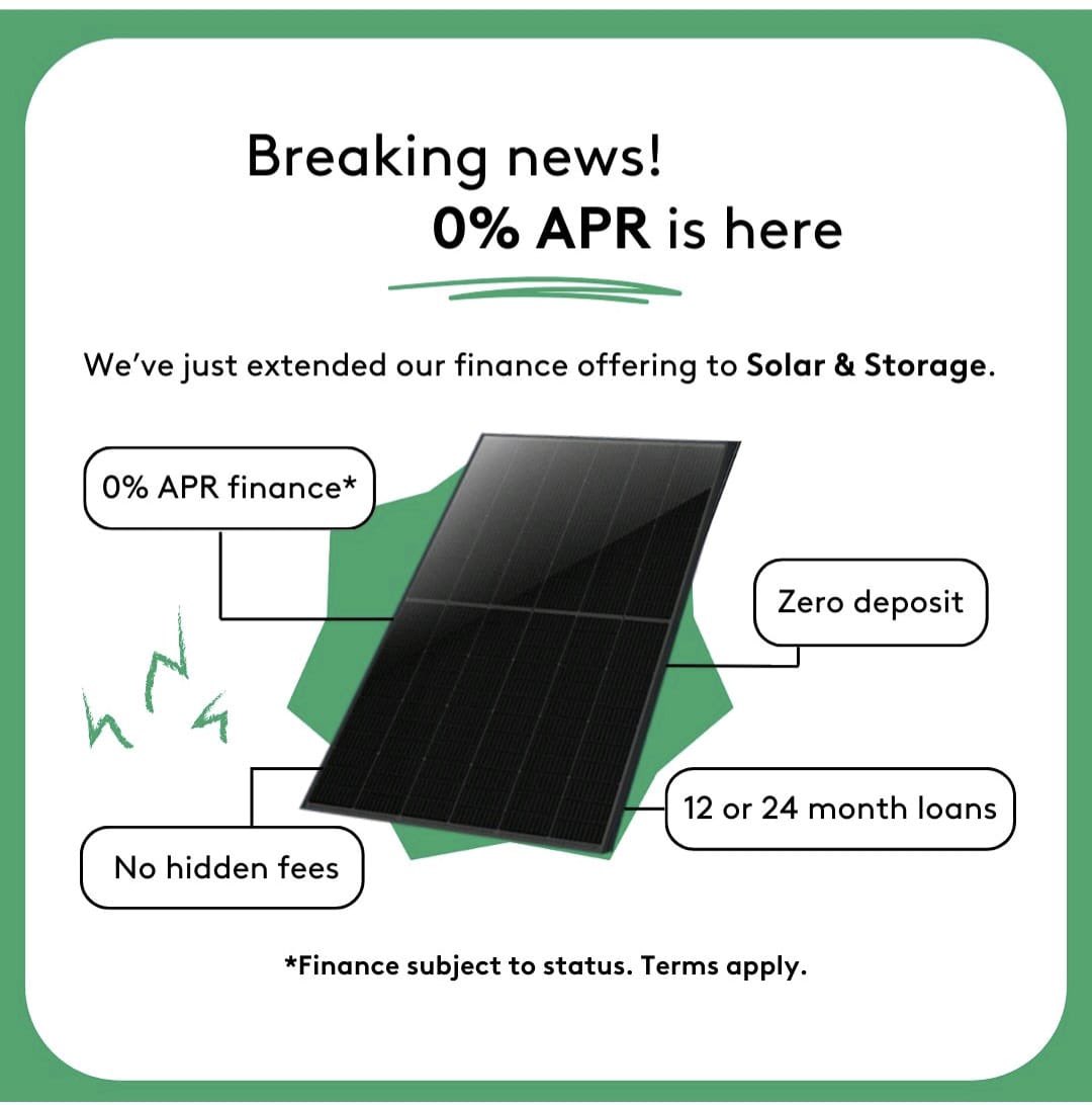 0% finance for solar and storage with sounds reasonable from @cracking_energy Adds value to your property and the monthly’s will be offset by the savings. Surely that makes a lot of sense! Link to find out more: crackingenergy.com/partners/rsev