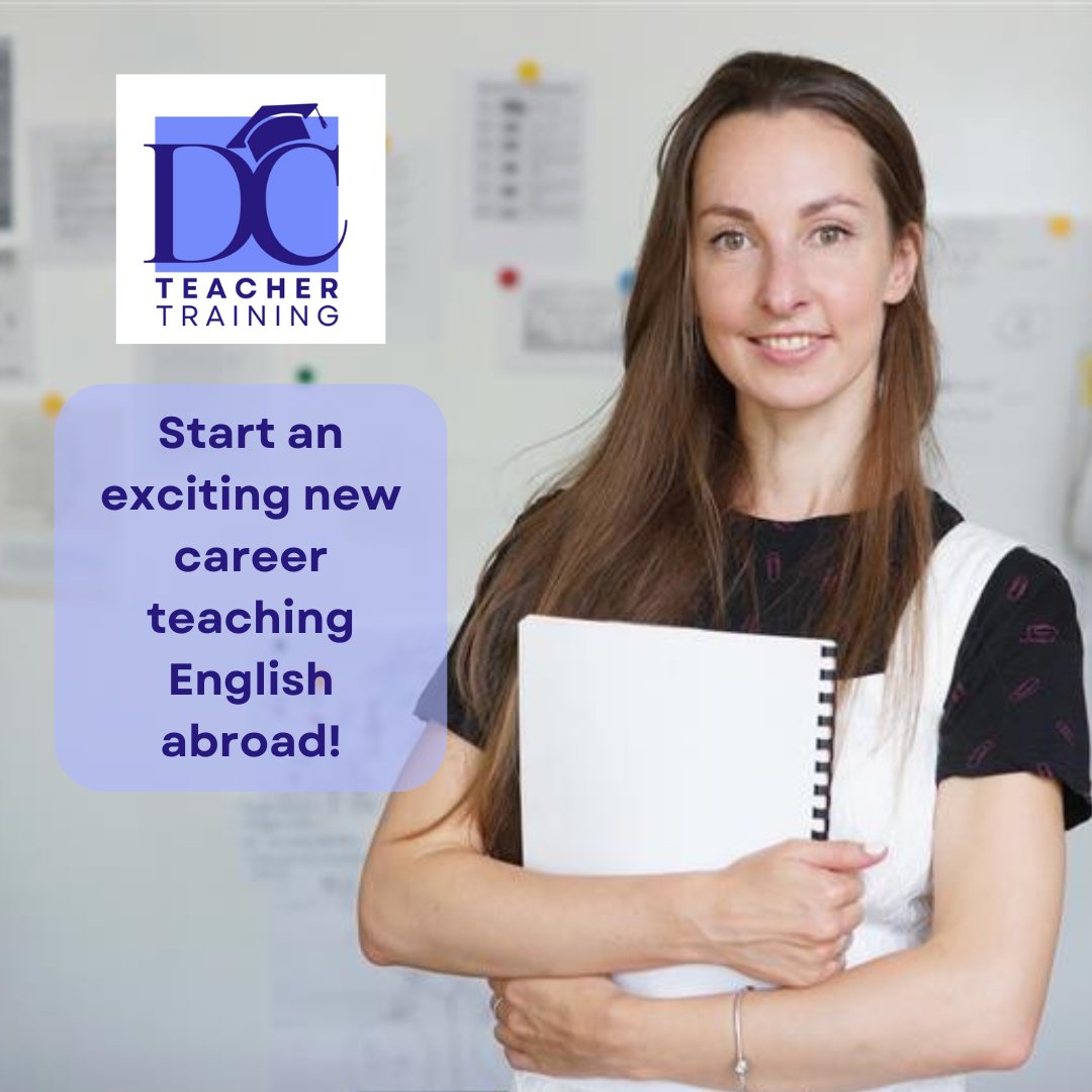 DC Teacher Training delivers Cambridge CELTA courses. Start an exciting career overseas with the world’s most-recognised English teaching qualification – available online or face-to-face in Brighton. dcteachertraining.com #Ad
