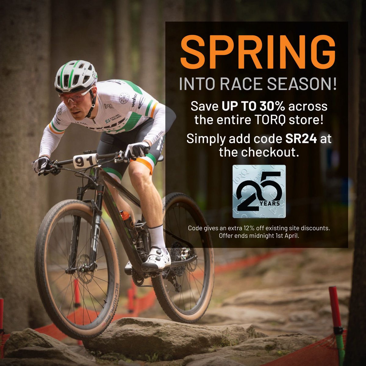 ⚫️ Spring Into Race Season 🟠 Save up to 30% simply by adding SR24 at the checkout! torqfitness.co.uk Offer ends 1st April 2024 ✅ FREE SHIPPING IN ALL ORDERS! ✅ #TORQFuelled