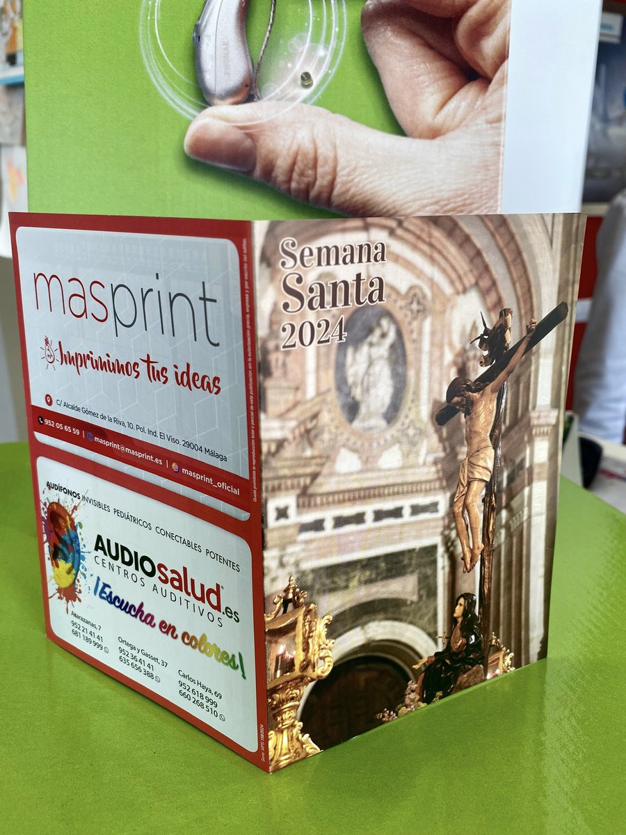 🕯️ Recoge tu itinerario de la Semana Santa de Málaga
Prepárate para disfrutar de nuestros tronos ✝️, del ambiente 🥹 y la música 🎶 de nuestra ciudad.
Recógelo en cualquiera de nuestros centros auditivos. 🏃 ¡Antes de que se acaben! 🏃