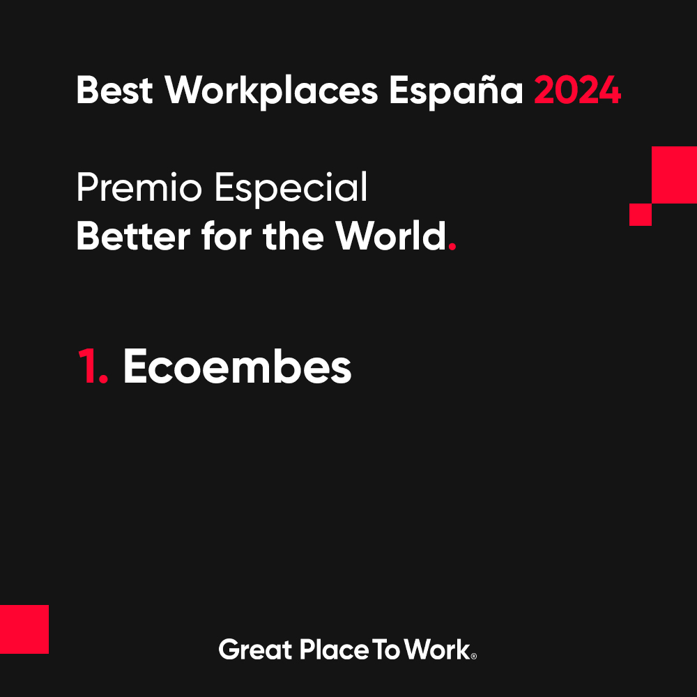 🏆 ¡@ecoembes se lleva el Premio Especial Better For The World #BestWorkplaces24! Better for the World es aquella empresa que se preocupa por la sociedad, por compartir con el entorno y ser un referente en la sociedad. Descubre más en: greatplacetowork.es/better-for-the…