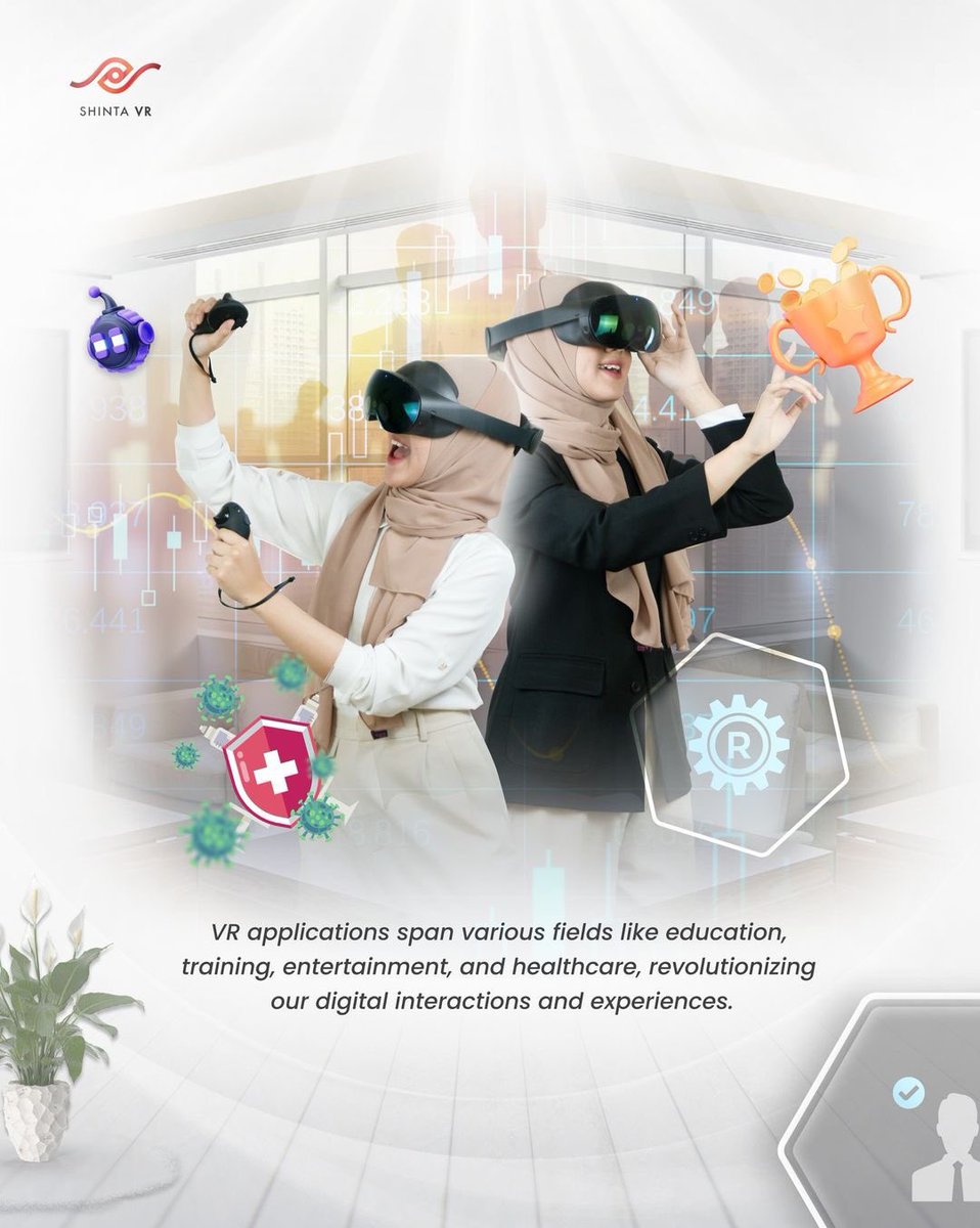 ShintaVR's tweet photo. Immerse yourself in the world of #VirtualReality and discover endless business opportunities!
Explore the immersive realm of VR technology with #ShintaVR.
Consult now and begin your VR journey!
#vrstation #MilleaLab #SpaceCollab #metanesia #metaverseindonesia https://t.co/eU8QQSTA0Q