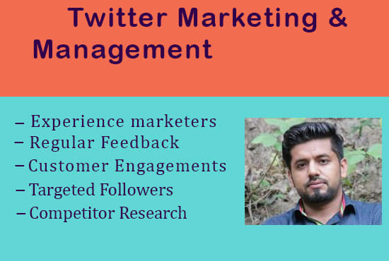I will professionally do twitter marketing
More details: shorturl.at/bvZ04

#TwitterMarketing
#SocialMediaManagement
#DigitalMarketing
#TwitterStrategy
#TweetEngagement
#TwitterAds
#SocialMediaPromotion
#TwitterGrowth
#TwitterManagement
#BrandAwareness