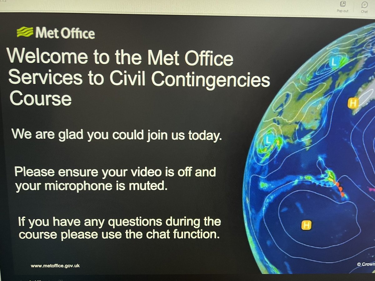 What else to do on a rest day. I do like the world of emergency planning and all things resilience related… time to stretch my knowledge to hopefully stretch my wings one day!