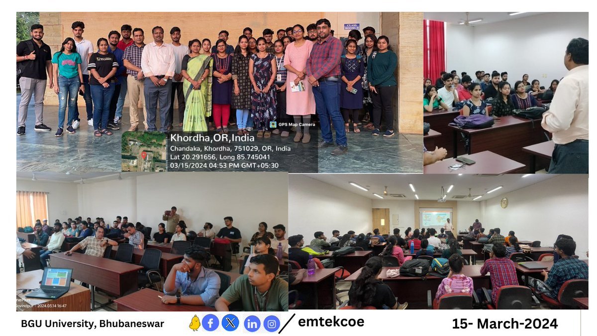 @emtekcoe conducted an outreach event for the #callforproposal2 and #Industry40 at @bgubbsr , Bhubaneswar. Detailed information & benefits on @stpiindia ,@stpinext were shared & #Startups #students #academicians were encouraged to participate. @arvindtw #EmergingTech