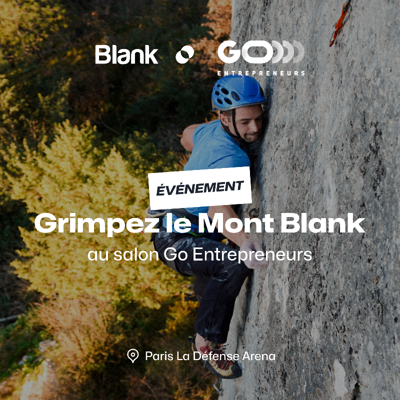 BlankFrance's tweet photo. Prêts pour un nouveau challenge ? 💪
Venez gravir le Mont Blank à @GoEntrepreneurs les 3 et 4 avril prochains ! 🧗

On vous fait gagner 2 places pour une initiation à l’escalade de bloc à Fontainebleau 🤩
@FFME_officiel