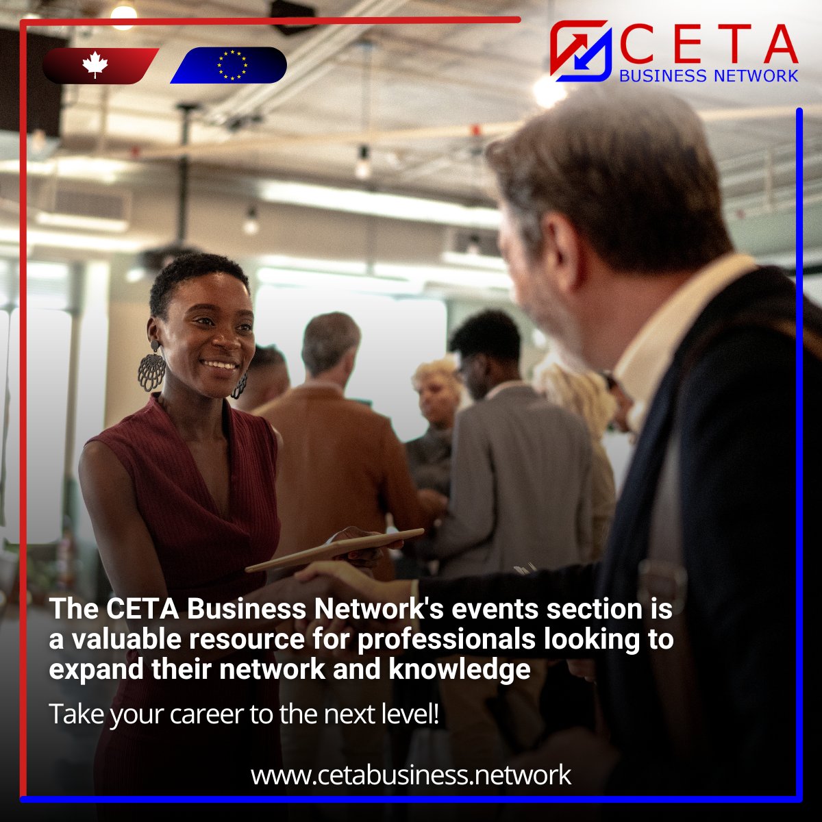 Keep yourself updated on the latest business trends and developments by attending events featured on the CETA Business Network's events section.
cetabusiness.network/events/

#CETABusinessNetwork #CETA #Business #Europe #Canada #BusinessTrends #ProfessionalDevelopment