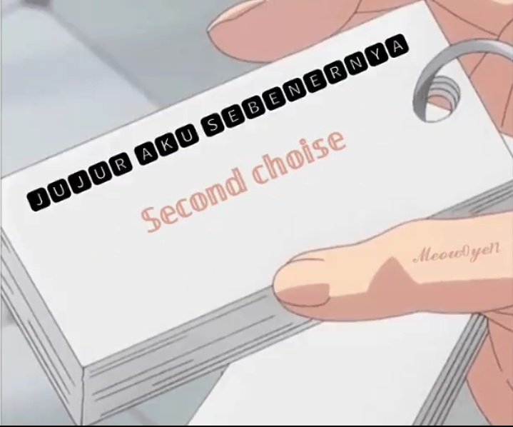 izeeyama's tweet image. mitos, yg bener tuh never choice