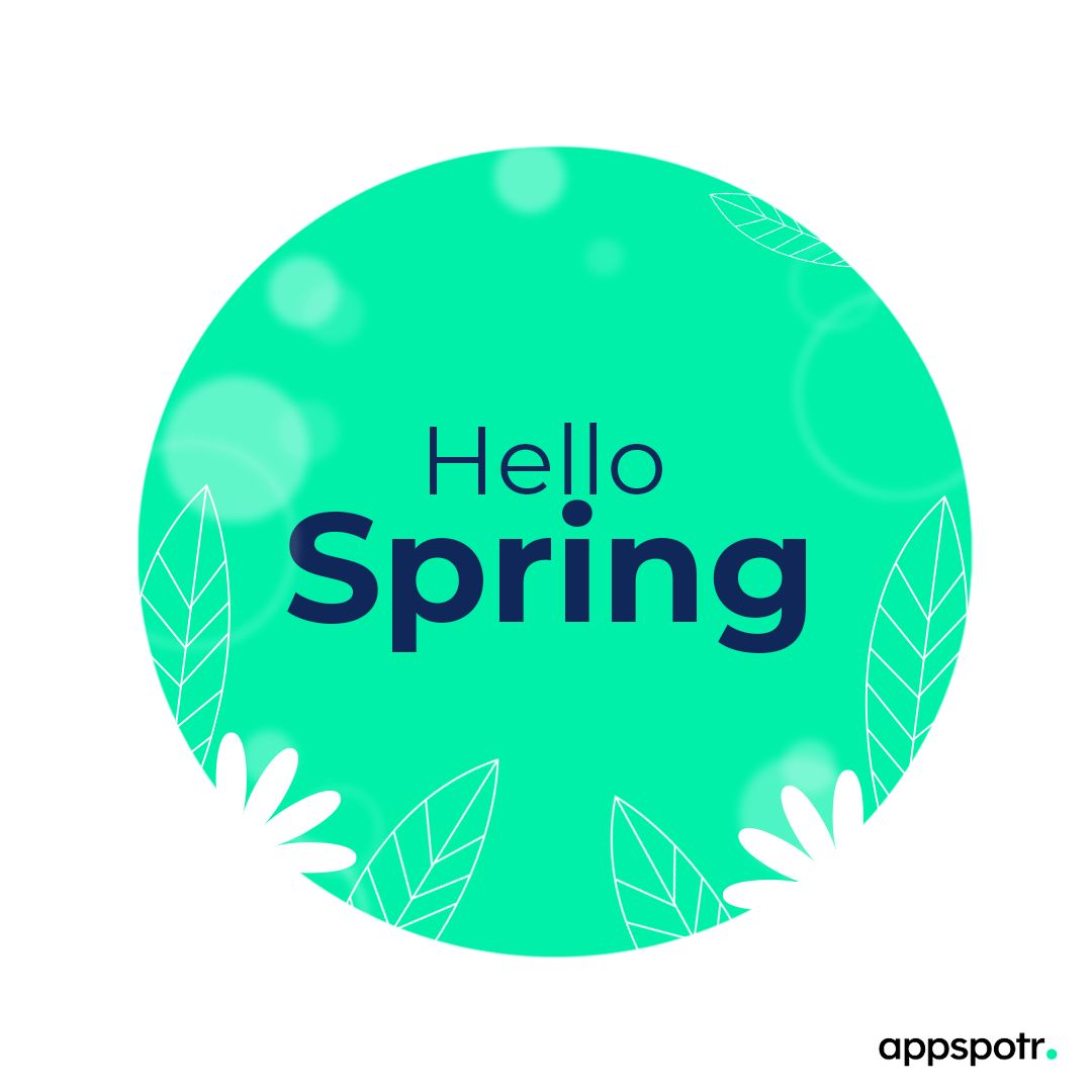 appspotr's tweet image. Spring has sprung! 🌸 Embrace the new beginnings, fresh blooms, and warmer days ahead! Happy Spring from all of us at Appspotr!