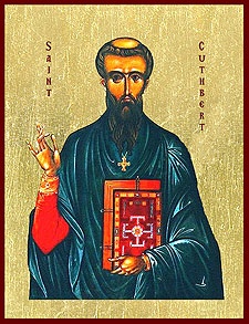 Happy feast day to all staff, parents and pupils @St Cuthbert's RC PS Primary St Cuthbert pray for us. #CatholicFeastDays #StCuthbert