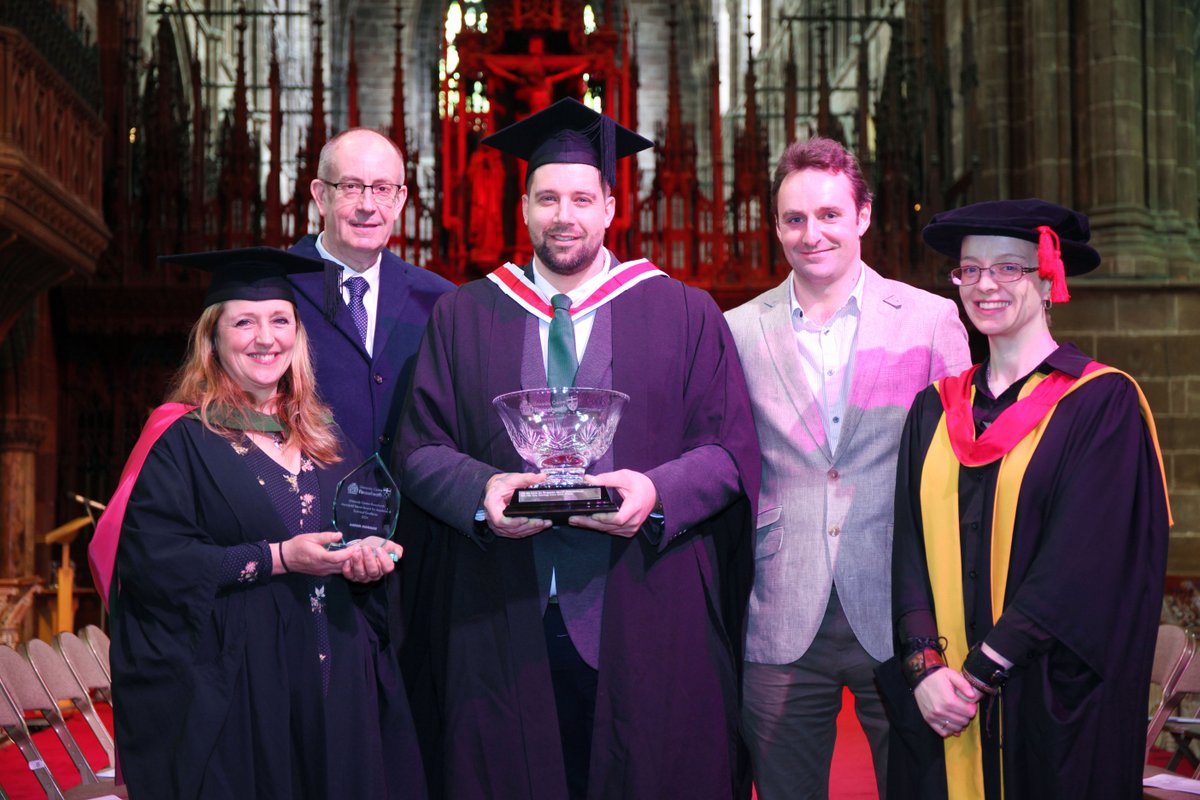 Congratulations to UCR degree level apprentice Aaron Morgan, for receiving a special award at his graduation last week in recognition of his research project enabling his employer to generate an estimated £5 million in additional revenue 👏

Read more at ow.ly/8Kxj50QWUIl