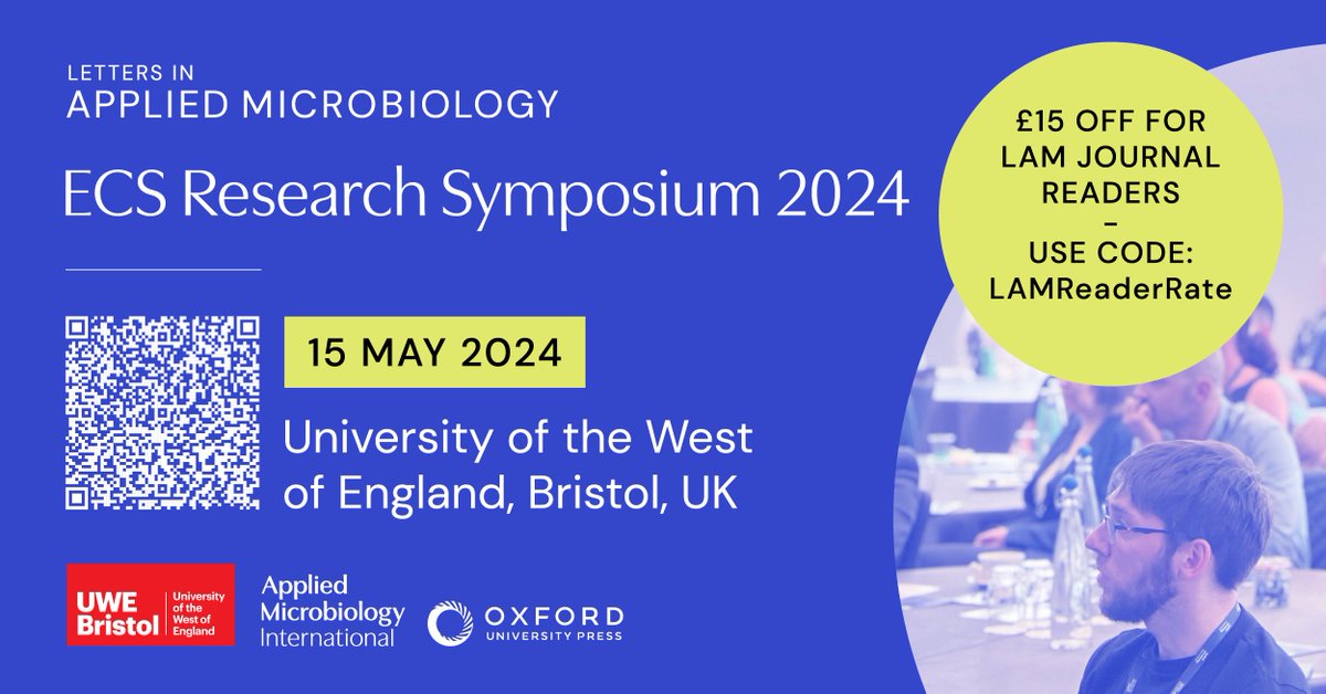 Would you like to attend @AMIposts #ECS2024 in Bristol? We have a registration discount code for @AMI_LAMJournal readers! For more information and to register visit ow.ly/GAqa50QWth9.