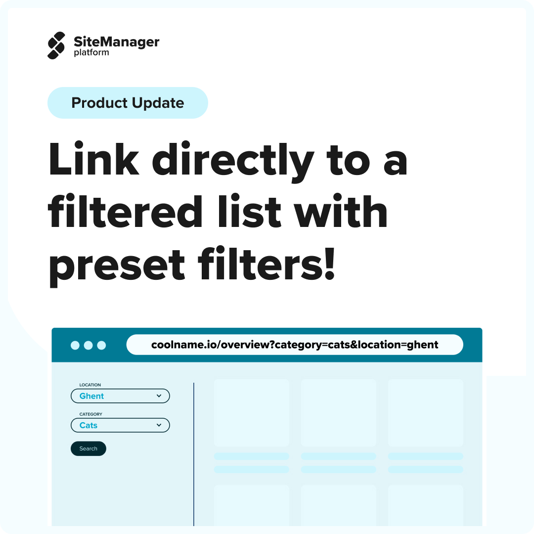 #productupdate 👉 Pre-set list filters in your internal / direct links 🔗 Small feature - Great impact 💥