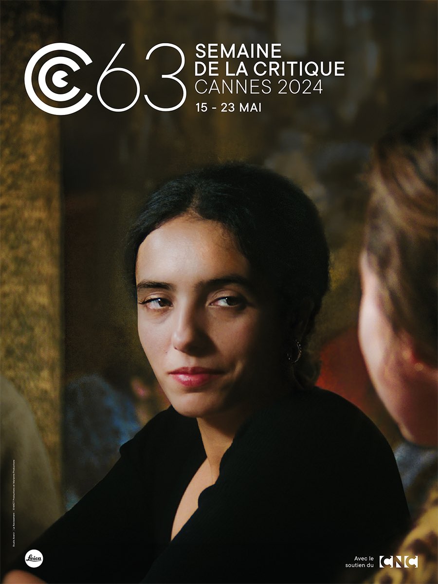 C’est la comédienne et cinéaste @HafsiaHerzi, échangeant un regard avec Nina Meurisse dans Le Ravissement, premier film d’Iris Kaltenbäck, que met à l’honneur l’affiche de la 63e @semainecannes ! #sdlc2024