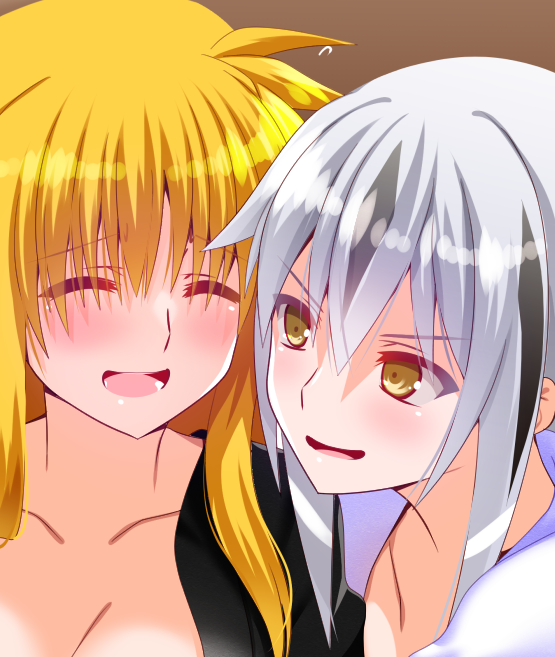 skeb納品させていただきました～
リリカルなのはキャラとFGOキャラで、というリクエストだったので中の人繋がりでフェイトさんとお虎さん。
よいではないかよいではないか、ってお虎さん言ってそう^^ 