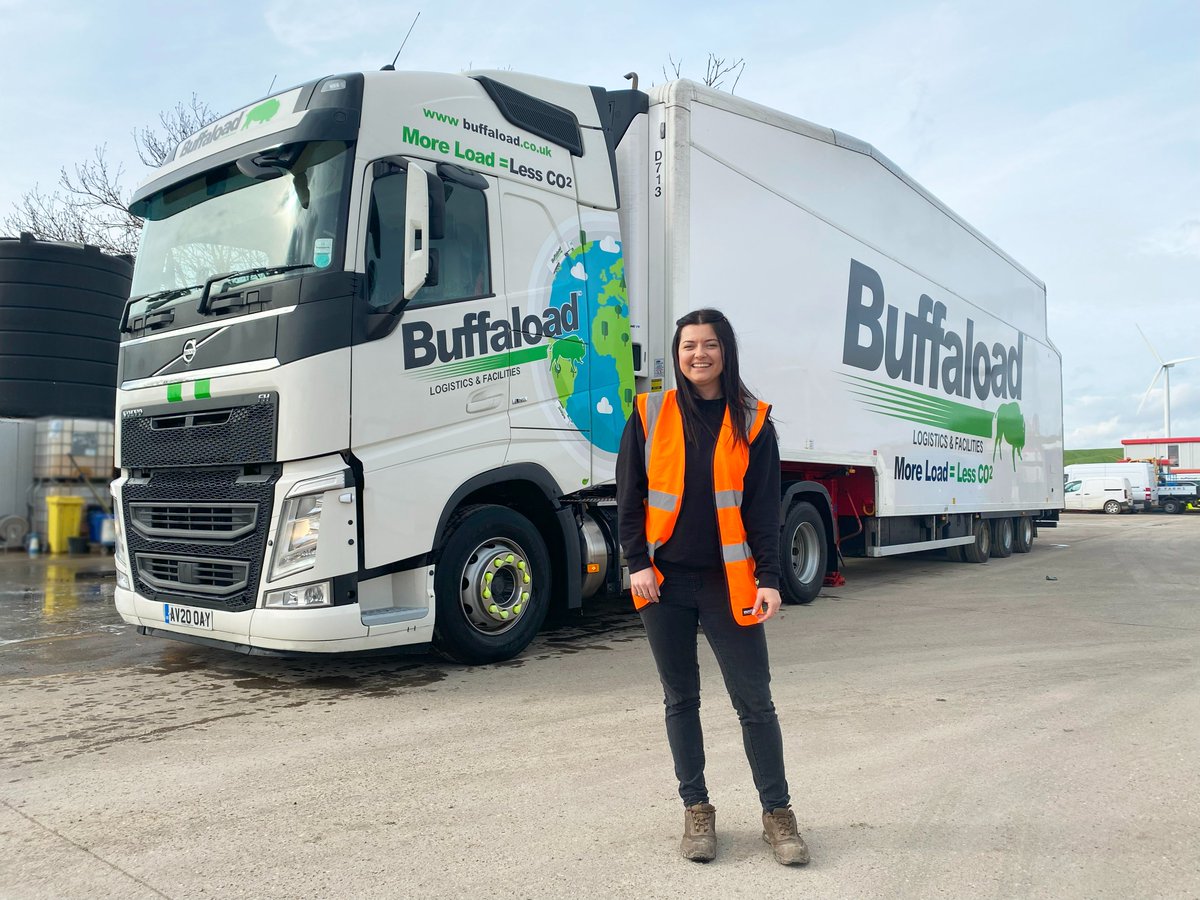 This is our driver Karolina, she is taking part in Generation Logistics drive to bring new people in to our industry. Opportunities include IT, Marketing, Environmental, Analysis, Planning... #generationlogistics #recruitment #newideas #freshthinking #logisticscareers #careers