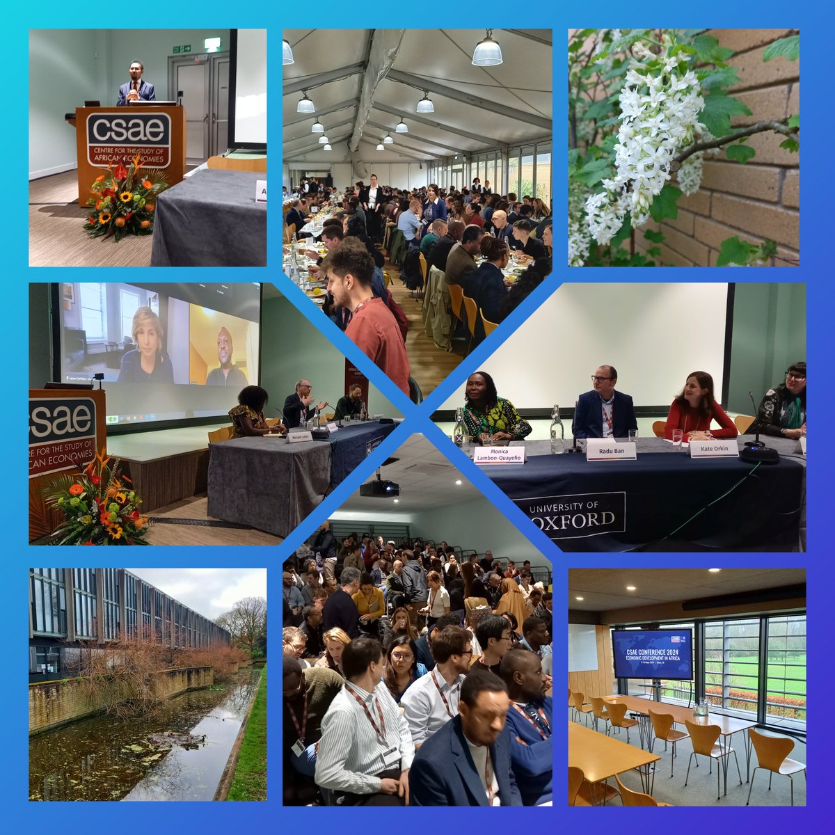 The CSAE Conference 2024 is finished. Thank you to all our speakers, panellists, participants, exhibitors, & host, @CatzConferences, for an amazing few days filled with discussions on economic #development in Africa. #OxCSAE2024.
