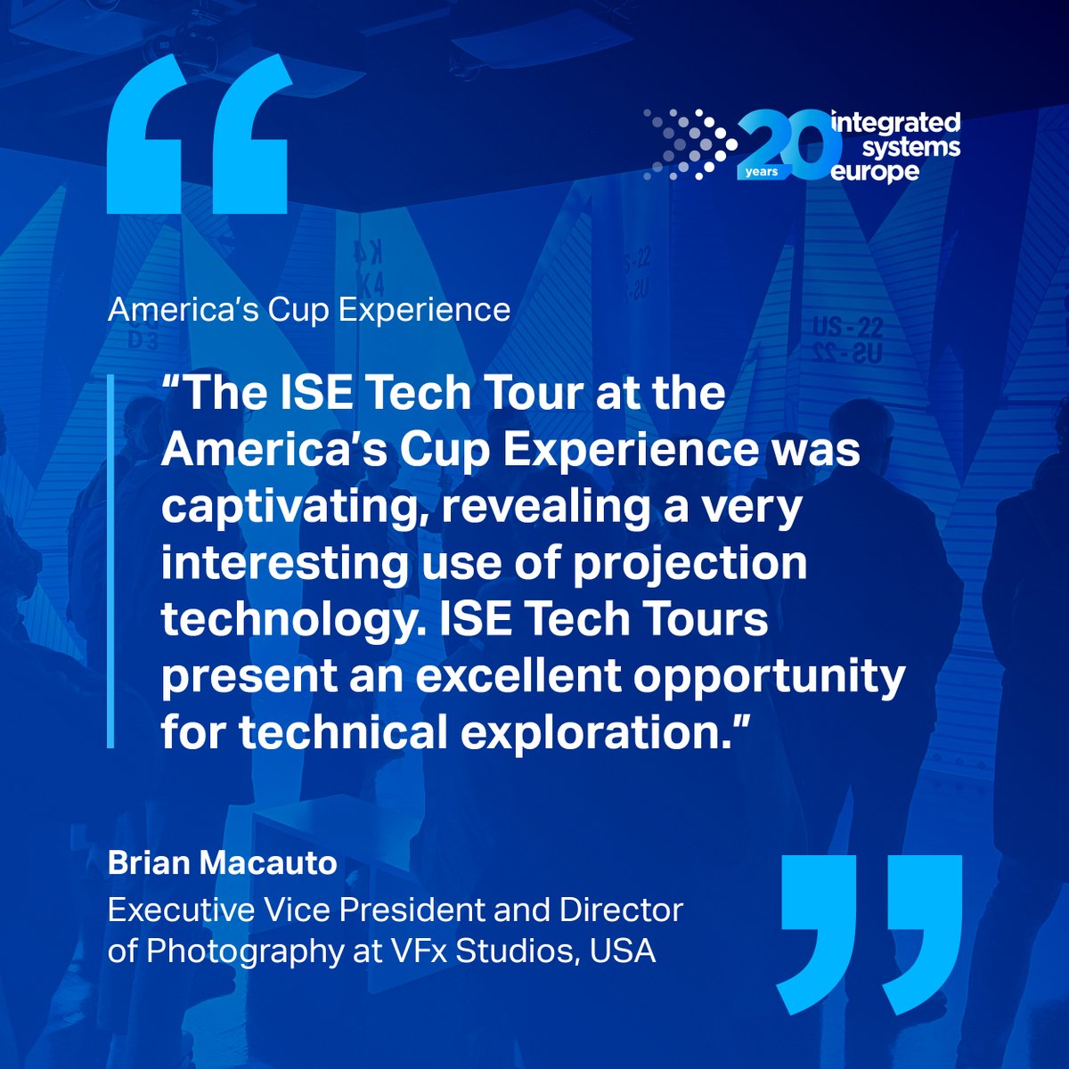 In many ways, application and creativity 🎨 are just as important as technical specifications 🔧 in AV. 👇 Like many of our Tech Tour locations, America's Cup Experience is open to the public. Get your tickets and experience the journey for yourself: americascupexperience.com