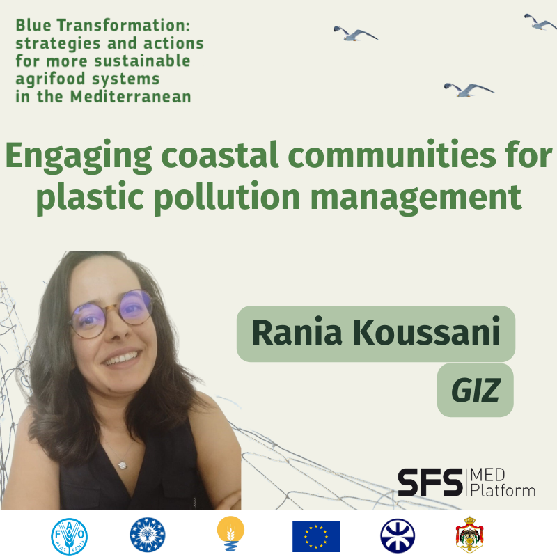 @LeancubatorDZ Ms Rania Koussani, Agroeconomist Engineer, CSR Advisor at the Tunisian Office of the German Development Cooperation (GIZ) and DEVLOK Project Manager, will now explain the impact of involving coastal communities in plastic pollution management.