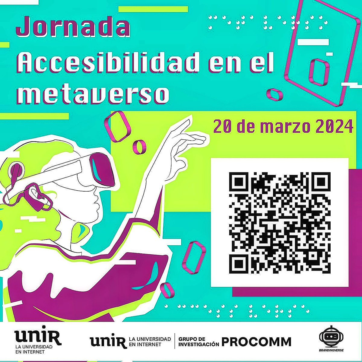 <a href="/brandingverse/">Brandingverse</a> estamos en directo con nuestra Jornada de Accesibilidad en el Metaverso #UNIRMetaverse2024 #MetaversoUNIR2024