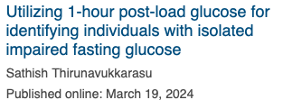 Sathish Thirunavukkarasu (@speaktosat) on Twitter photo My thoughts on the use of 1-hr plasma glucose in identifying Isolated IFG - In response to IDF's Position statement pubmed.ncbi.nlm.nih.gov/38458916/
<a href="/egdrc/">Emory Global Diabetes Research Center</a>
<a href="/EmoryFamMed/">Emory Dept of Family & Preventive Medicine</a>
<a href="/mkali_twindad/">Mohammed K Ali</a>
<a href="/kmvnarayan14/">K.M. Venkat Narayan</a>
<a href="/kamleshkhunti/">Prof Kamlesh Khunti</a>
diabetesresearchclinicalpractice.com/article/S0168-… My thoughts on the use of 1-hr plasma glucose in identifying Isolated IFG - In response to IDF's Position statement pubmed.ncbi.nlm.nih.gov/38458916/
<a href="/egdrc/">Emory Global Diabetes Research Center</a>
<a href="/EmoryFamMed/">Emory Dept of Family & Preventive Medicine</a>
<a href="/mkali_twindad/">Mohammed K Ali</a>
<a href="/kmvnarayan14/">K.M. Venkat Narayan</a>
<a href="/kamleshkhunti/">Prof Kamlesh Khunti</a>
diabetesresearchclinicalpractice.com/article/S0168-…