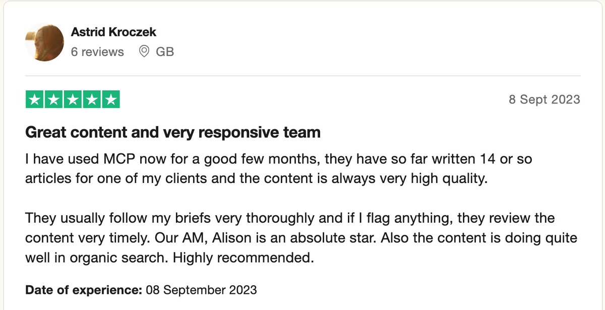🔥 What makes My Content Pal work is a diverse group of hardworking individuals dedicated to providing the best customer service - whether it's writing or client communication, you can't go wrong with MCP on your side!