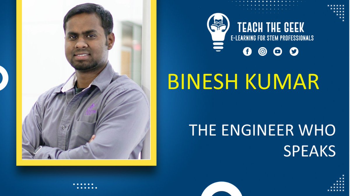Closing in on 300 episodes, it's become clear to me that there are engineers who see the benefit of public speaking. Binesh Kumar is no exception. #publicspeaking #technicalpresentations #technicalcommunication #presentationskills youtube.com/watch?v=1mu89X… podcasters.spotify.com/pod/show/teach…