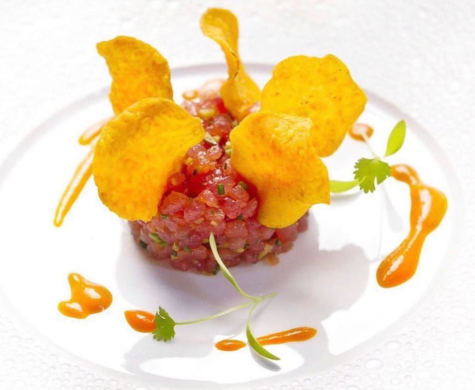 Tuna Tartare with Sweet Potato Crisps and Piquillo Pepper Vinaigrette is back on our City Harvest menu! Offered only in our Lounge, a portion of proceeds from this special lunch menu goes directly to <a href="/CityHarvest/">City Harvest</a> to help support our local community in need