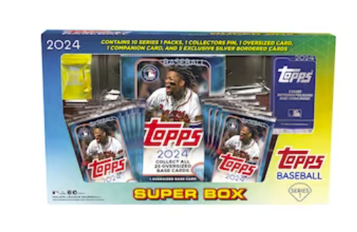 Who wants a free 2024 Topps Series 1 Super Box? 

- Follow <a href="/CardPurchaser/">Card Purchaser</a>
- Like and repost

Winners announced 3/22 at 9pm central! US shipping please. I will not send links in DM. Scroll my feed daily!