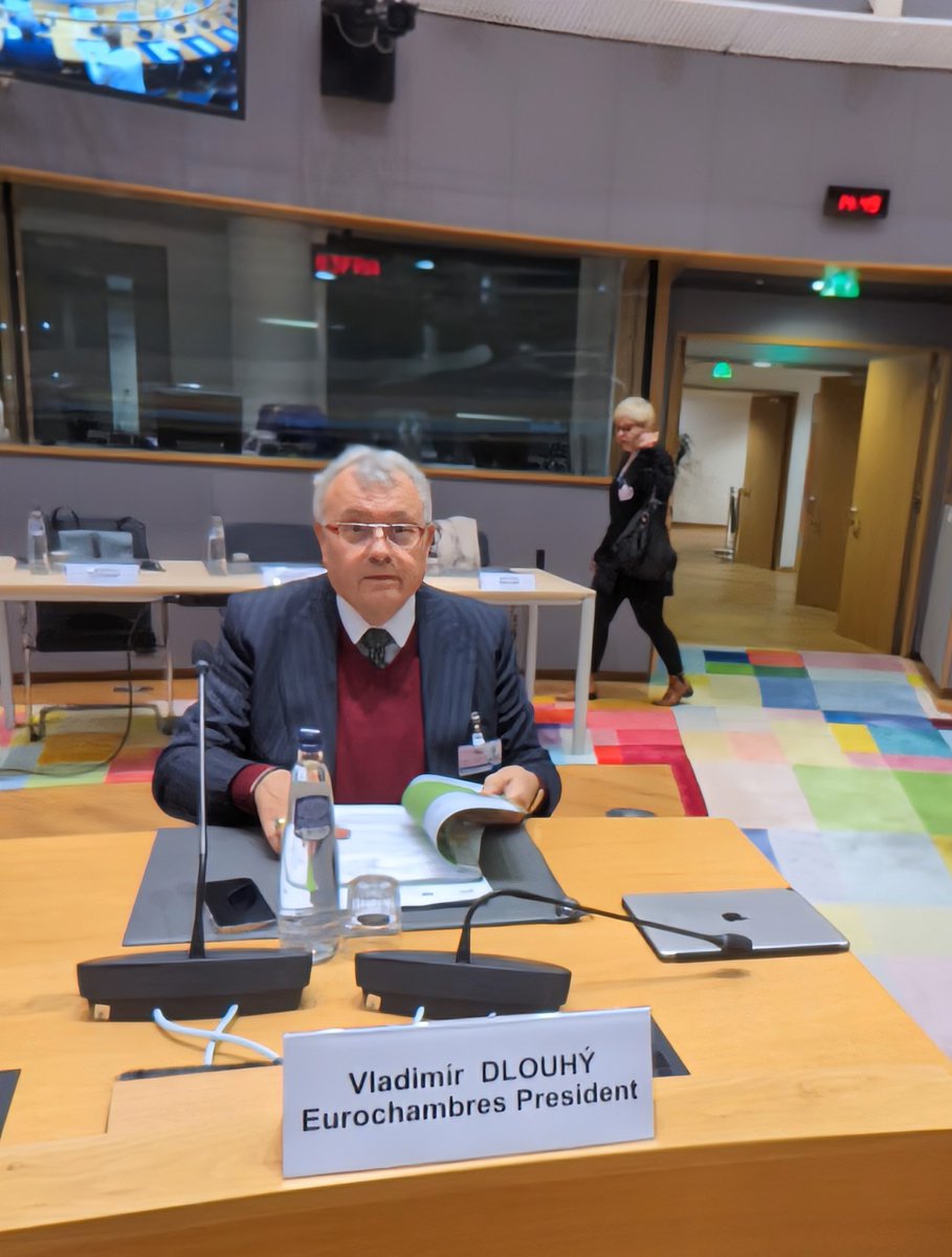 Eurochambres (@eurochambres) on Twitter photo Speaking at today's EU Tripartite Social Summit with <a href="/vonderleyen/">Ursula von der Leyen</a>, <a href="/CharlesMichel/">Charles Michel</a> & <a href="/VDombrovskis/">Valdis Dombrovskis</a> our President <a href="/VladimirDlouhy/">Vladimír Dlouhý</a> highlighted the stark reality of European #deindustrialisation and called for a better balance between environmental objectives and #competitiveness Speaking at today's EU Tripartite Social Summit with <a href="/vonderleyen/">Ursula von der Leyen</a>, <a href="/CharlesMichel/">Charles Michel</a> & <a href="/VDombrovskis/">Valdis Dombrovskis</a> our President <a href="/VladimirDlouhy/">Vladimír Dlouhý</a> highlighted the stark reality of European #deindustrialisation and called for a better balance between environmental objectives and #competitiveness