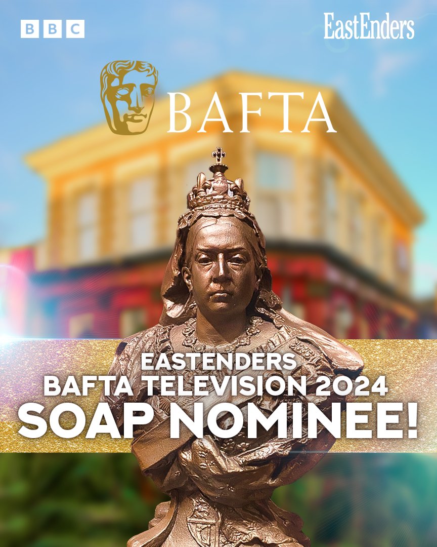 We’re thrilled to announce that #EastEnders has been nominated for a 2024 @BAFTA Television Award. Go team Walford!💥

#BAFTATVAwards